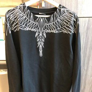 Marcelo Burlon Wing Print Crewneck Sweatshirt (Siz
